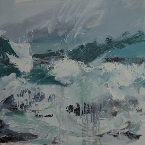 Big Sea, Oil On Canvas, Alison Critchlow