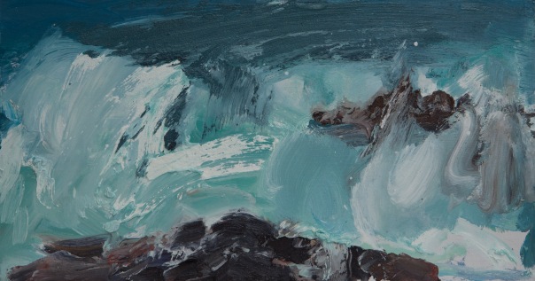 Wave, Oil On Board, Alison Critchlow
